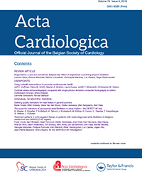 Cover image for Acta Cardiologica, Volume 74, Issue 4, 2019