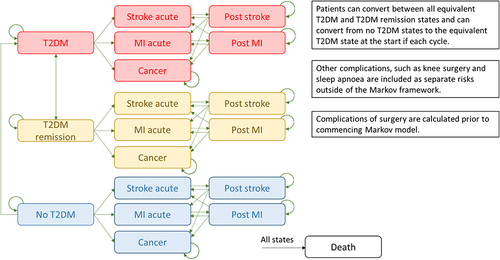 Figure 1 General Markov model structure.