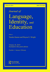 Cover image for Journal of Language, Identity & Education, Volume 18, Issue 1, 2019
