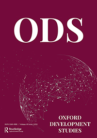 Cover image for Oxford Development Studies, Volume 49, Issue 1, 2021