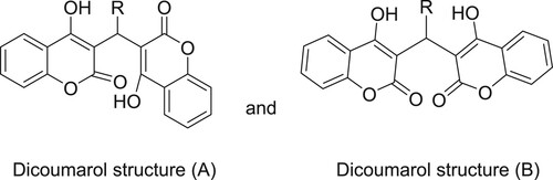 Scheme 4. Dicoumarols and dicoumrone structures.