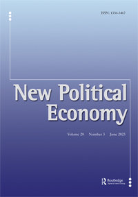 Cover image for New Political Economy, Volume 28, Issue 3, 2023