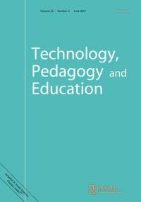 Cover image for Technology, Pedagogy and Education, Volume 26, Issue 3, 2017