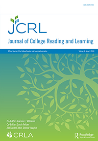 Cover image for Journal of College Reading and Learning, Volume 48, Issue 2, 2018