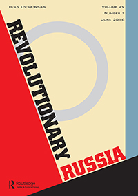 Cover image for Revolutionary Russia, Volume 29, Issue 1, 2016