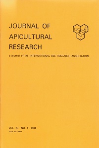 Cover image for Journal of Apicultural Research, Volume 23, Issue 1, 1984