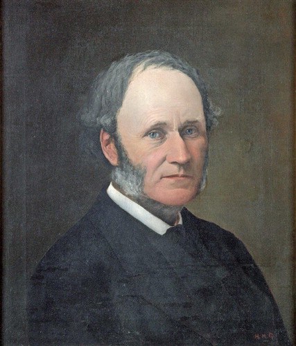 Figure 1. Portrait of John Buchanan, painted by H.M. Gore, son of Hector’s assistant, Richard Gore. Date uncertain, but probably late 1870s or early 1880s. Museum of New Zealand Te Papa Tongarewa: 1992–0035–1685.