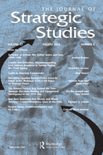 Cover image for Journal of Strategic Studies, Volume 37, Issue 4, 2014