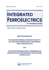 Cover image for Integrated Ferroelectrics, Volume 214, Issue 1, 2021