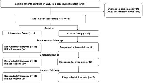 Figure 1 Overview of the study recruitment process.