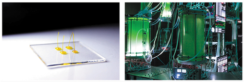 Figure 2. Dynamic Robotic Fibers by Amy Winters (left), CMD by Michael Sedbon and collaborators (right).