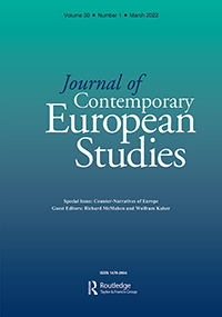 Cover image for Journal of Contemporary European Studies, Volume 30, Issue 1, 2022
