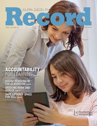 Cover image for Kappa Delta Pi Record, Volume 54, Issue 2, 2018
