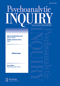 Cover image for Psychoanalytic Inquiry, Volume 42, Issue 2, 2022