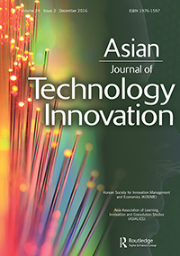 Cover image for Asian Journal of Technology Innovation, Volume 24, Issue 3, 2016