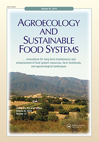 Cover image for Agroecology and Sustainable Food Systems, Volume 43, Issue 10, 2019