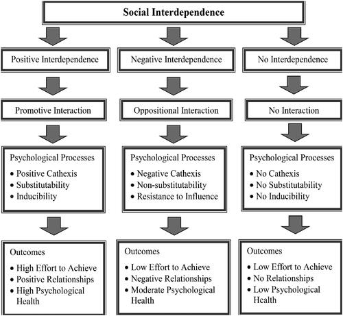 Figure 3. Social interdependence theory (Johnson et al., Citation2014).