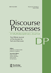 Cover image for Discourse Processes, Volume 61, Issue 3, 2024