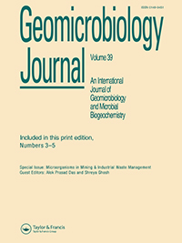Cover image for Geomicrobiology Journal, Volume 39, Issue 3-5, 2022