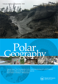 Cover image for Polar Geography, Volume 44, Issue 3, 2021