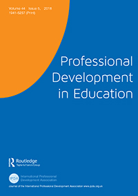 Cover image for Professional Development in Education, Volume 44, Issue 5, 2018