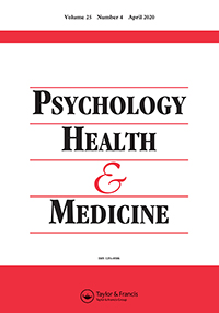 Cover image for Psychology, Health & Medicine, Volume 25, Issue 4, 2020
