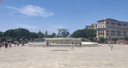 Triton Fountain in Valletta, Malta. Photo by Bernadine Satariano.