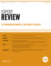 Cover image for Expert Review of Pharmacoeconomics & Outcomes Research, Volume 16, Issue 1, 2016