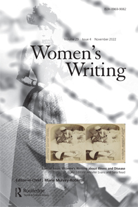 Cover image for Women's Writing, Volume 29, Issue 4, 2022
