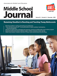Cover image for Middle School Journal, Volume 52, Issue 1, 2021