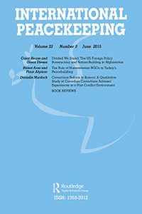 Cover image for International Peacekeeping, Volume 22, Issue 3, 2015
