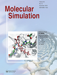 Cover image for Molecular Simulation, Volume 46, Issue 16, 2020