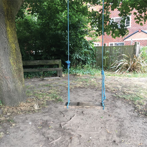 Figure 2. Swing and bench (Resident-taken).