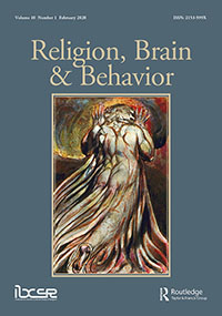 Cover image for Religion, Brain & Behavior, Volume 10, Issue 1, 2020