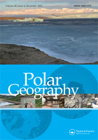 Cover image for Polar Geography, Volume 46, Issue 4, 2023