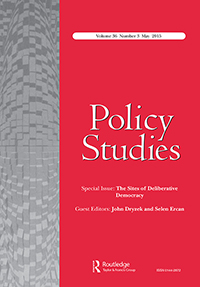 Cover image for Policy Studies, Volume 36, Issue 3, 2015