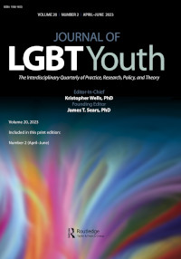 Cover image for Journal of LGBT Youth, Volume 20, Issue 2, 2023