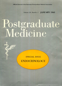 Cover image for Postgraduate Medicine, Volume 29, Issue 1, 1961