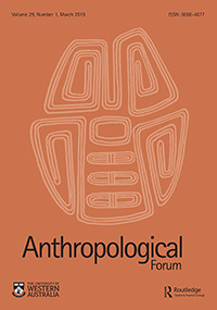 Cover image for Anthropological Forum, Volume 29, Issue 1, 2019