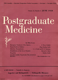 Cover image for Postgraduate Medicine, Volume 23, Issue 6, 1958