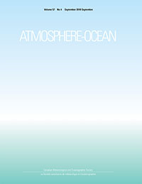 Cover image for Atmosphere-Ocean, Volume 57, Issue 4, 2019