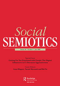 Cover image for Social Semiotics, Volume 30, Issue 3, 2020