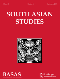 Cover image for South Asian Studies, Volume 31, Issue 2, 2015
