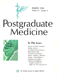 Cover image for Postgraduate Medicine, Volume 37, Issue 3, 1965