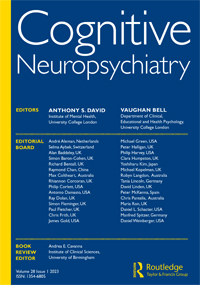 Cover image for Cognitive Neuropsychiatry, Volume 28, Issue 1, 2023