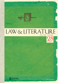 Cover image for Law & Literature, Volume 28, Issue 3, 2016