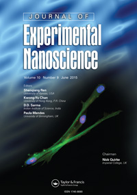 Cover image for Journal of Experimental Nanoscience, Volume 10, Issue 9, 2015