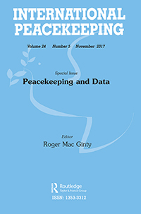Cover image for International Peacekeeping, Volume 24, Issue 5, 2017