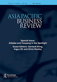 Cover image for Asia Pacific Business Review, Volume 29, Issue 2, 2023