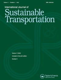 Cover image for International Journal of Sustainable Transportation, Volume 17, Issue 8, 2023